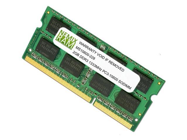 nemix ram 2gb ddr3 1333mhz pc3 10600 204 pin sodimm pc and nemix ram 2gb ddr3 1333mhz pc3 10600 204 pin sodimm pc and