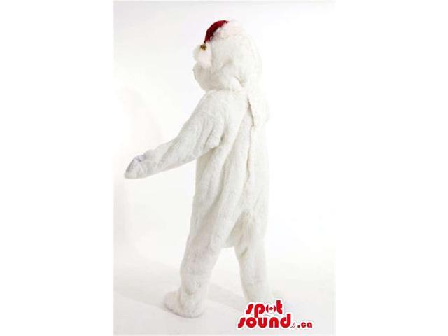 all white polar bear plush canadian spotsound mascot all white polar bear plush canadian spotsound mascot