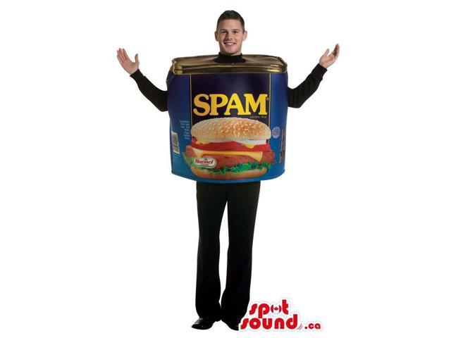 large spam ham can adult size plush costume or canadian large spam ham can adult size plush costume or canadian