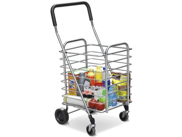 Yaheetech Portable Folding Shopping Cart Utility Cart - 360 Degrees 