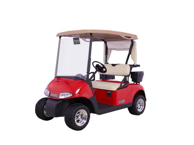 EZGO Golf Cart Clear Flat Windshield Kit for E-Z-GO RXV - 611731