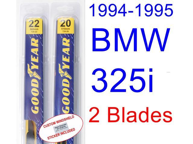 Replacement wiper blades 2003 bmw 325i #1