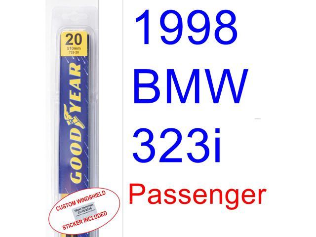 Bmw 323i wiper blades size #4