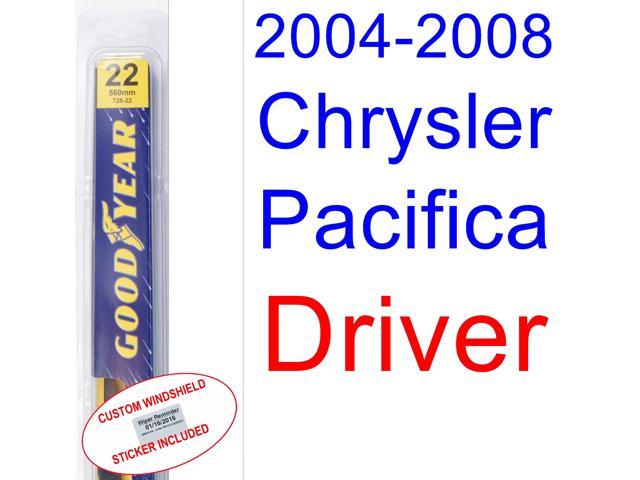 2005 Chrysler pacifica wiper blades