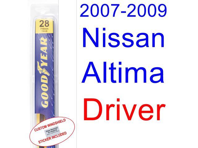 2008 Nissan altima wiper blade size #6