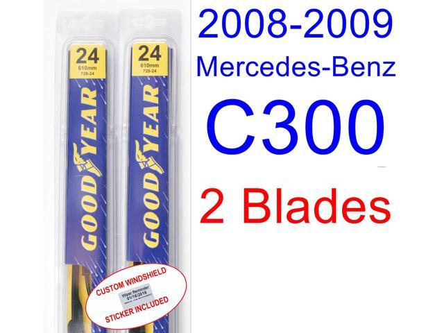 Wiper blades for 2009 mercedes c300