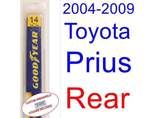 Wiper blades for toyota prius 2008