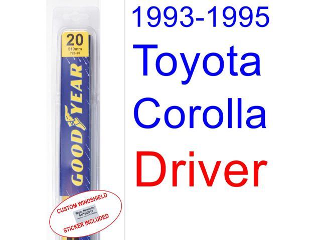 1995 toyota corolla windshield wiper size #5