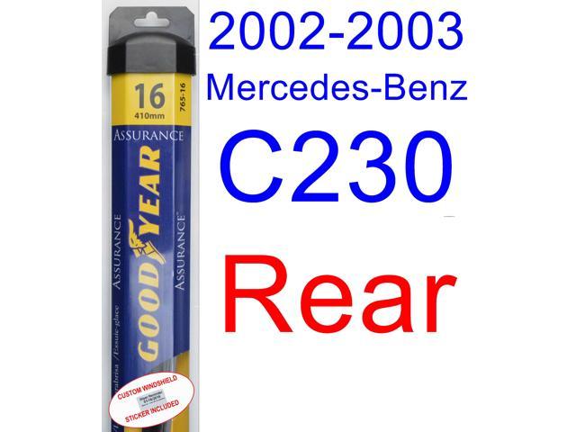 Replace mercedes c230 wiper blade
