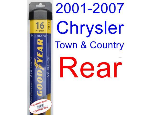 2005 Chrysler town and country wiper blades