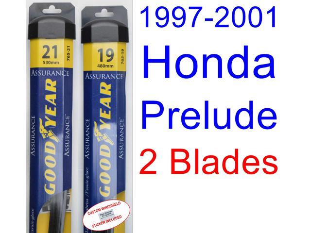 1997 Honda prelude wiper blade size