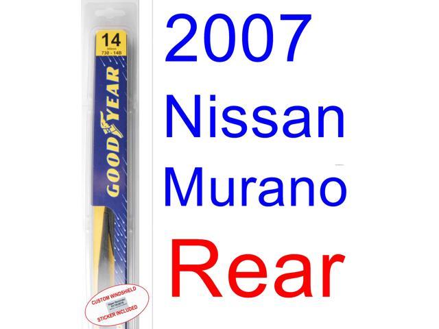 2007 Nissan murano wiper blades size #2