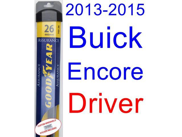 2013-2015 Buick Encore Wiper Blade (Driver) (Goodyear Wiper Blades-Assurance) (2014) - Newegg.com 2015 Buick Encore Rear Wiper Blade Size
