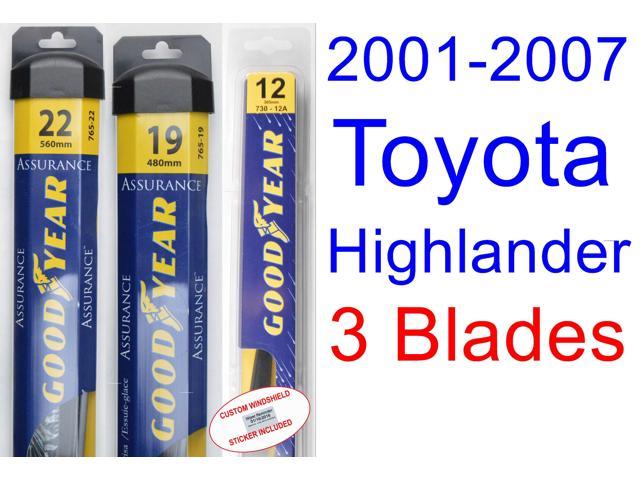 2004 toyota highlander rear wiper blade replacement #7