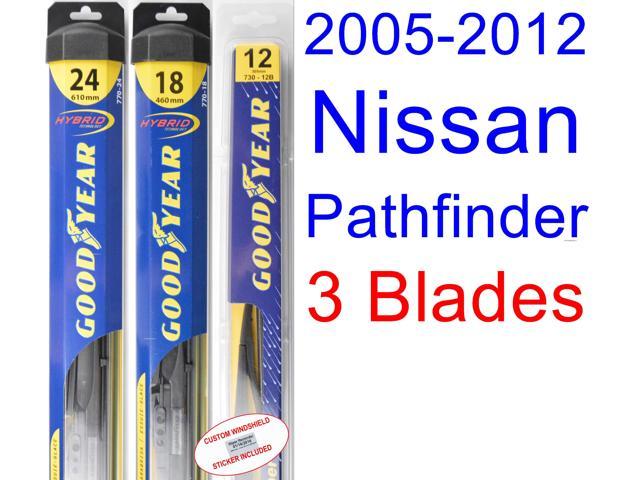 Wiper blades for nissan pathfinder 2006 #3