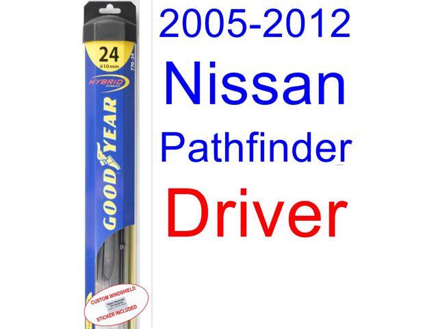 2006 Nissan pathfinder wiper size #10
