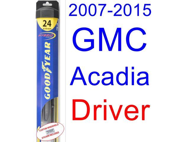 2007 Gmc acadia wiper blades