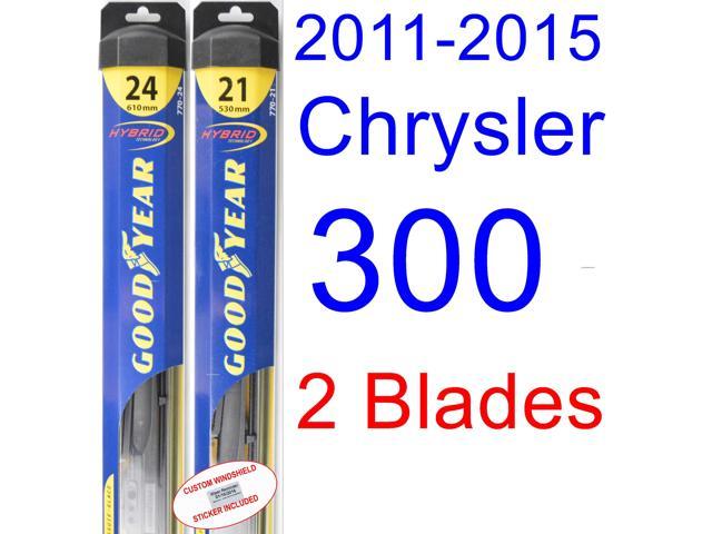 2015 Chrysler 300 S Wiper Blade Size