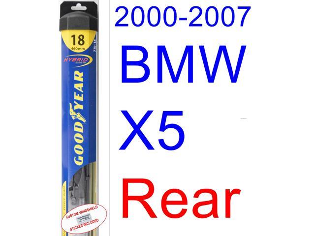 2007 Bmw x5 wiper blades size #5