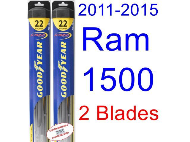 2011-2015 Ram 1500 Wiper Blade (Driver) (Goodyear Wiper Blades-Hybrid) (2012,2013,2014) - Newegg.com Wiper Blades For 2013 Dodge Ram 1500