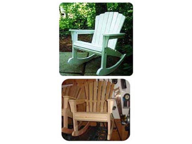  Project Paper Plan to Build Rocking Adirondack Chair-Newegg.com