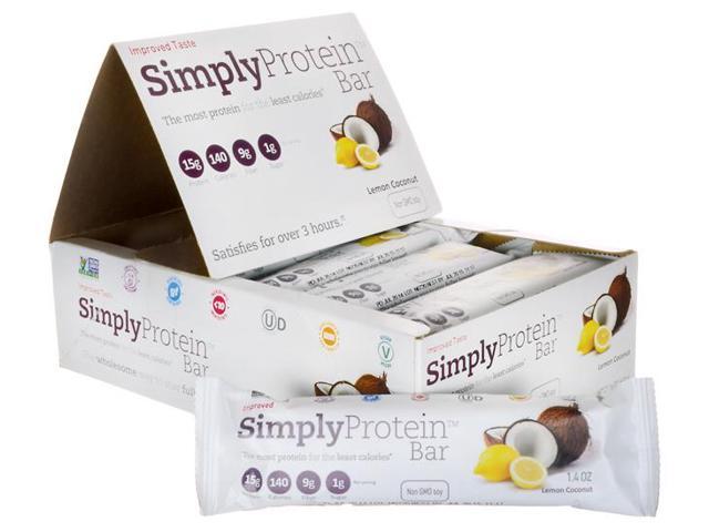 Simply Protein Bar - Lemon Coconut 15/1.4 oz Bar(S)-Newegg.com