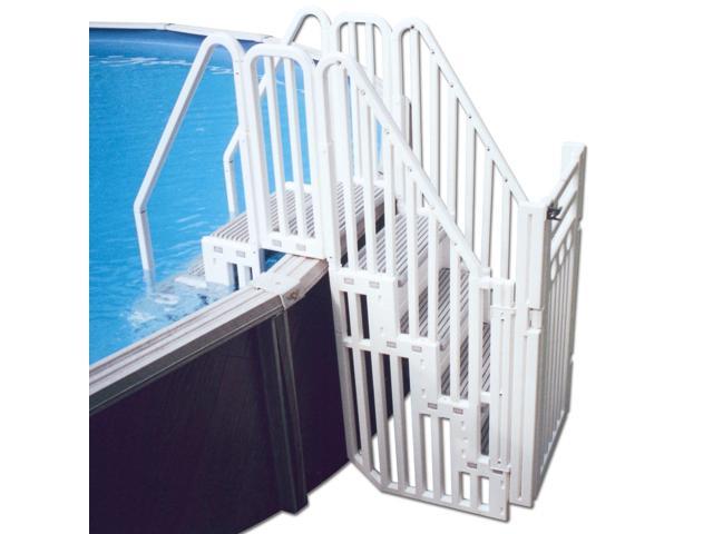 confer above ground pool step enclosure kit