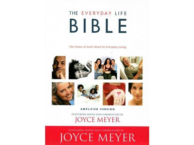 EVERYDAY LIFE AMPLIFIED BIBLE 1st Ed Black Leather - Joyce Meyer - New in Box EVERYDAY LIFE AMPLIFIED BIBLE 1st Ed Black Leather - Joyce Meyer - New in Box