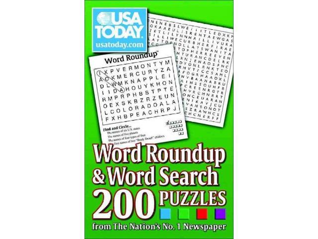 USA Today Word Roundup & Word Search 200 Puzzles from the Nation's No