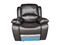 Turnda Leather-like Power Recliner with Shiatsu Massage