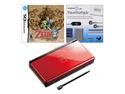  Nintendo Nintendo DS Lite Crimson & Black Zelda Bundle Crimson & Black
