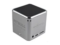 Pitbull RockDoc MEMORY Portable 1way 4GB/MP3 Speaker 900581, Silver