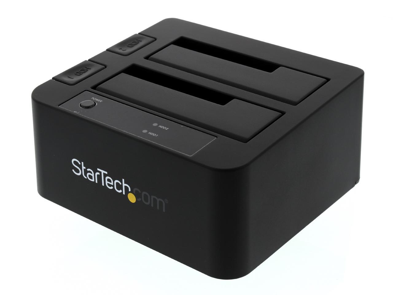 StarTech USB 3 0 ESATA Dual Hard Drive Docking Station With UASP