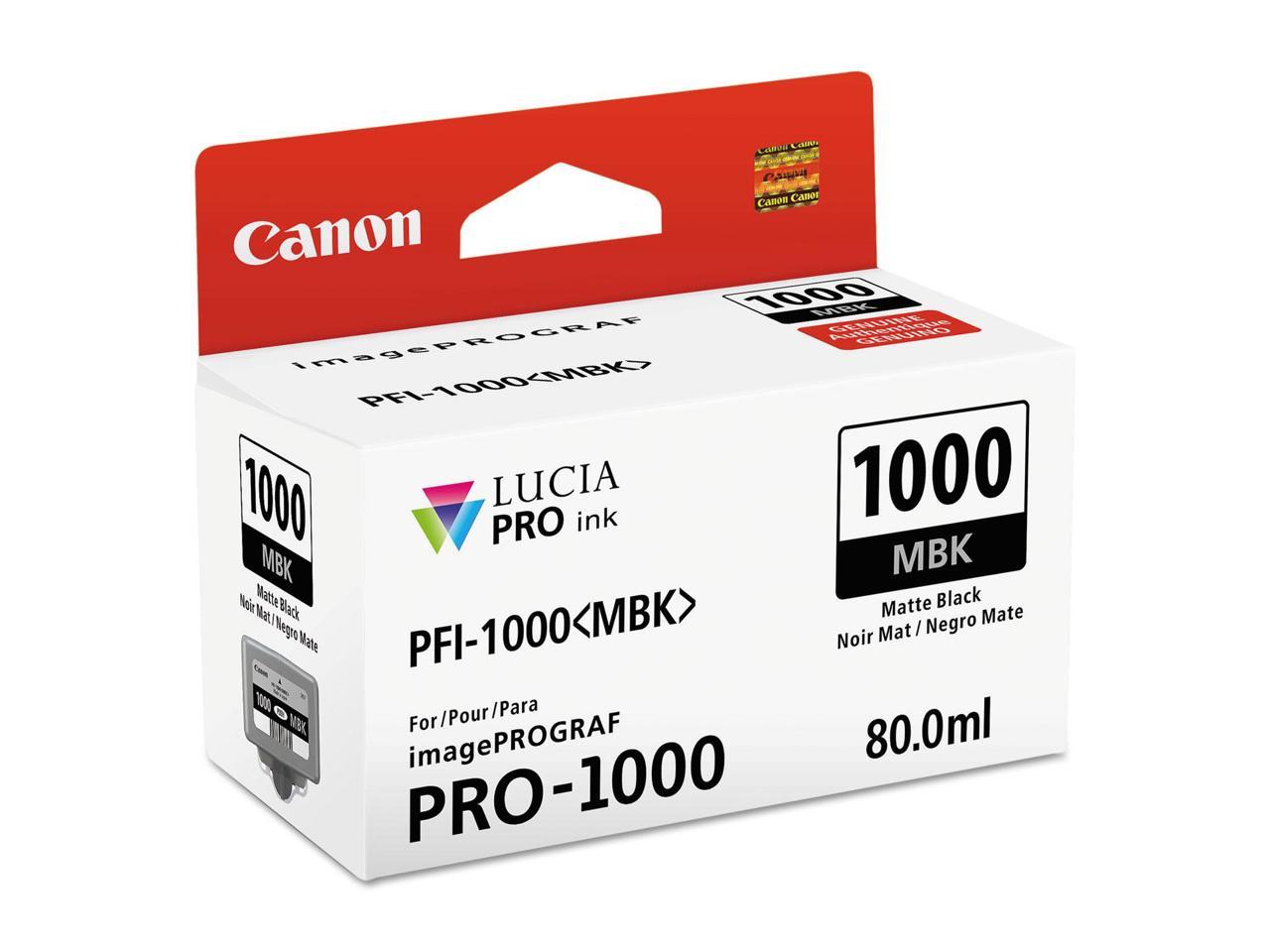 Canon PFI 1000 MBK Matte Black LUCIA PRO Ink For ImagePROGRAF PRO 1000