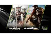 Buy select GeForce GTX 10-series graphic cards, desktop PCs, or laptops and get your choice of For Honor or Ghost Recon: Wildlands.
