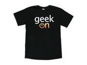 Limited Edition Geek On Black T Shirts Small