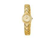 Seiko Gold-Tone Diamond Ladies Watch SUJ220