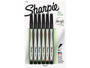 SANFORD 1751690 Sharpie Standard Marker Pen Fine Point 6 Color Set