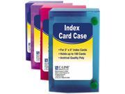 C LINE 3X5 INDEX CARD CASE