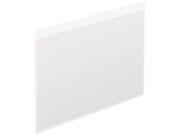 Tops Pendaflex 99376 Self Adhesive Vinyl Pockets 4 x 6 Clear Front White Backing 100 box