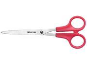 Westcott Value Line Scissors Red 7in Pointed 40617 Pack Of 12