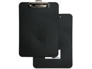 Unbreakable Recycled Clipboard 1 2 Capacity 8 1 2 x 11 Black