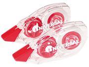 Universal 75602 Correction Tape Non Refillable 1 6 x 394 Two per Pack