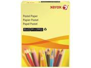 Xerox 3R11053 Multipurpose Pastel Paper 20lb Letter Yellow 500 Sheets Ream