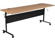 Lorell LLR60657 Flipper Table, 60 in. x 24 in. x 29 in., 