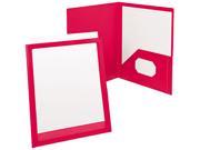 Tops Pendaflex 57443 ViewFolio Polypropylene Portfolio 50 Sheet Capacity Burgundy Clear