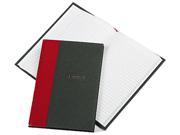 Tops Pendaflex 96304 Record Account Book Black Red Cover 144 Pages 7 7 8 x 5 1 4