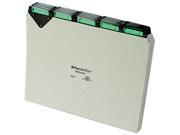 Tops Pendaflex MTN925 Steel Top Tab Recycled Guides Alpha 1 5 Tab Pressboard Letter 25 per Set