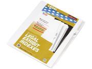 Kleer Fax 81116 80000 Series Legal Index Dividers Side Tab Printed 6 25 Pack
