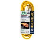 Coleman Cable 01294 10 16 3 Yellow American Contractor™ Outdoor Extension Cord
